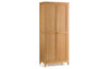 Salerno Oak 2 Door Wardrobe